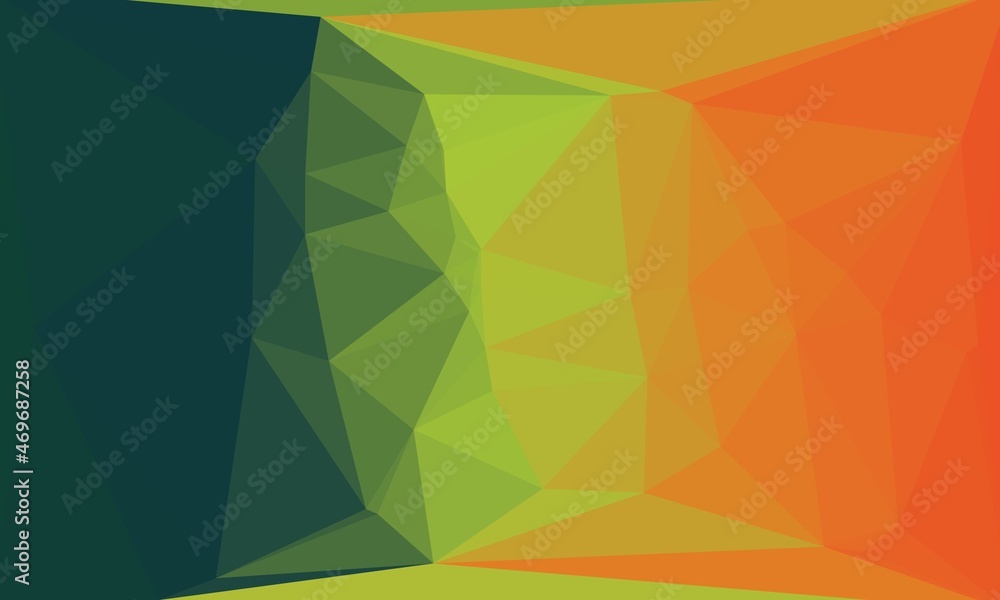 Fototapeta premium vibrant creative prismatic background with polygonal pattern