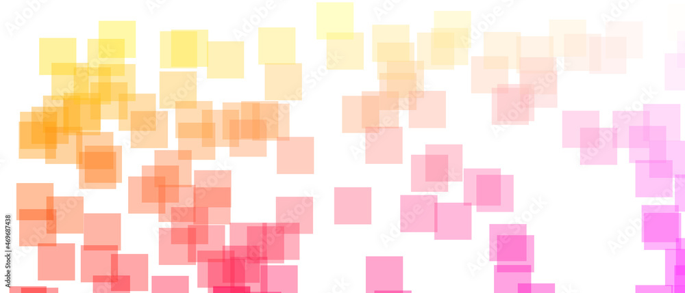 Abstract squares with gradient color on white background Abstract squares with gradient color on white background