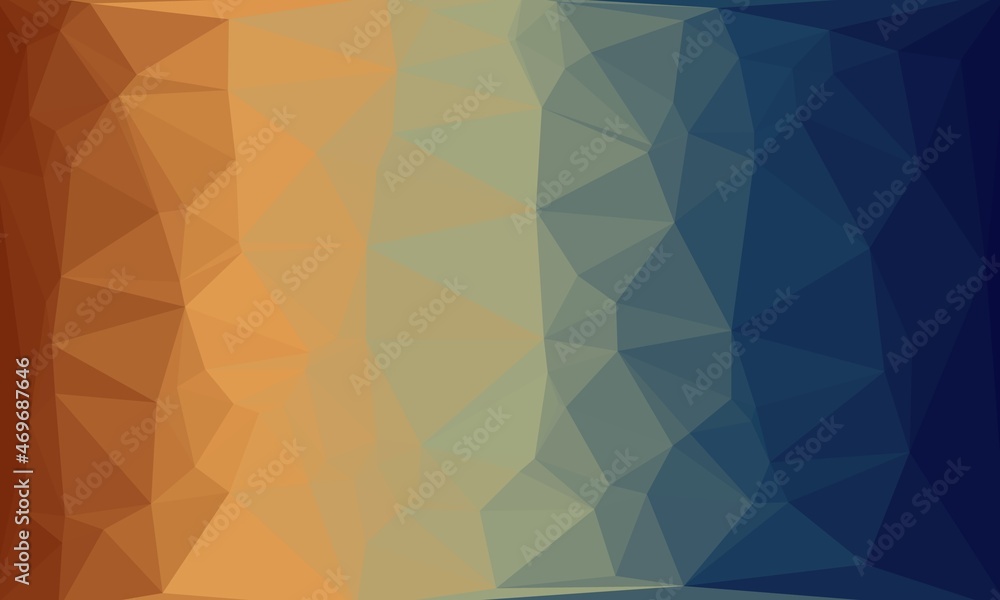 Obraz premium vibrant minimal multicolored polygonal background