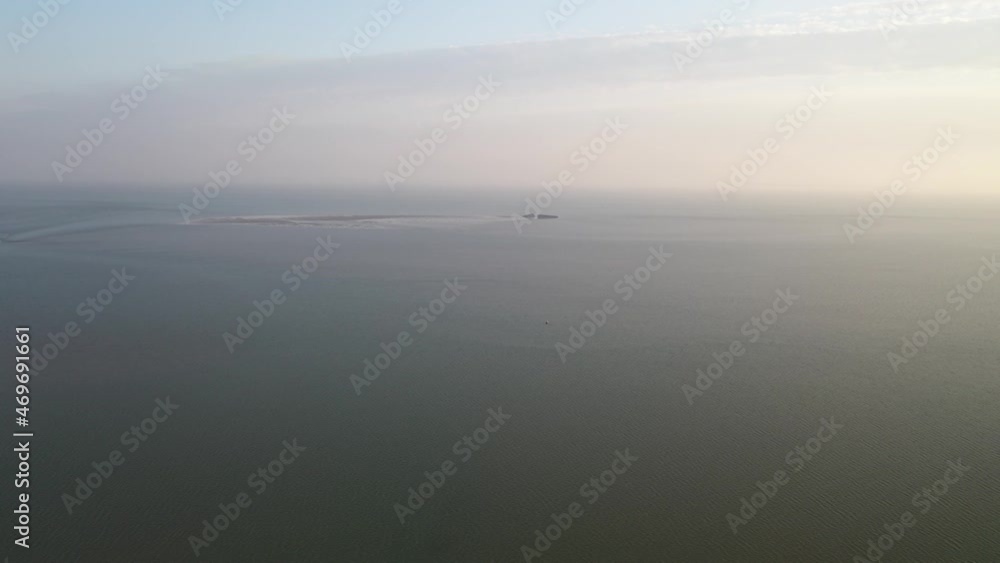 Wide open sea, limited visibility, abstract natural background Wide open sea, limited visibility, abstract natural background