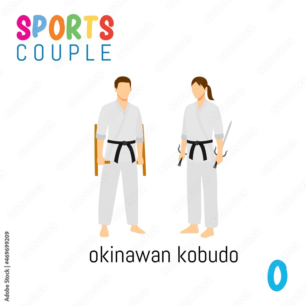 Sports Couple alphabet in vector with O letter. illustration cartoon sports. Alphabet design in a colorful style. Sports Couple alphabet in vector with O letter. illustration cartoon sports. Alphabet design in a colorful style.