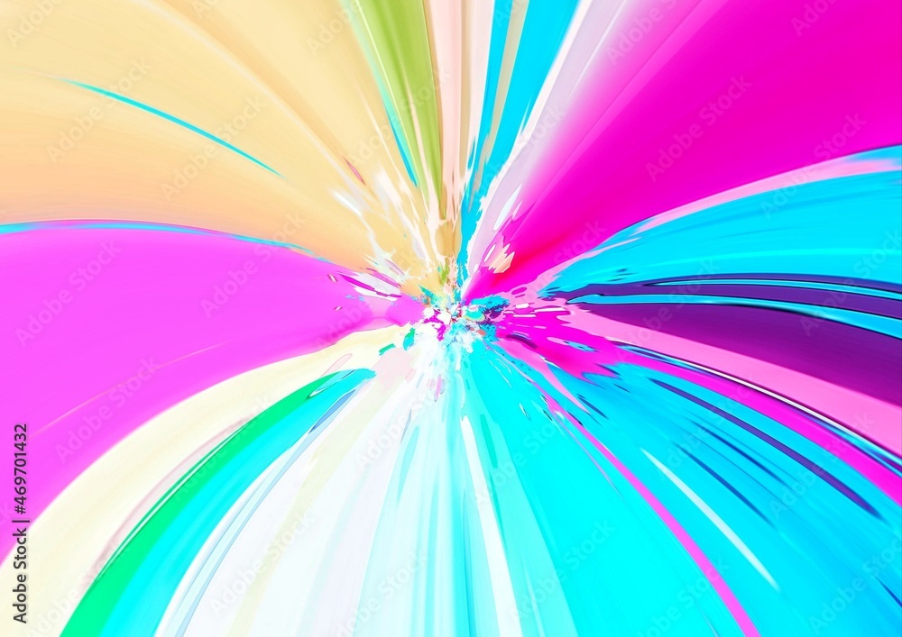 Fototapeta premium カラフルな塗料で描いた抽象的な背景