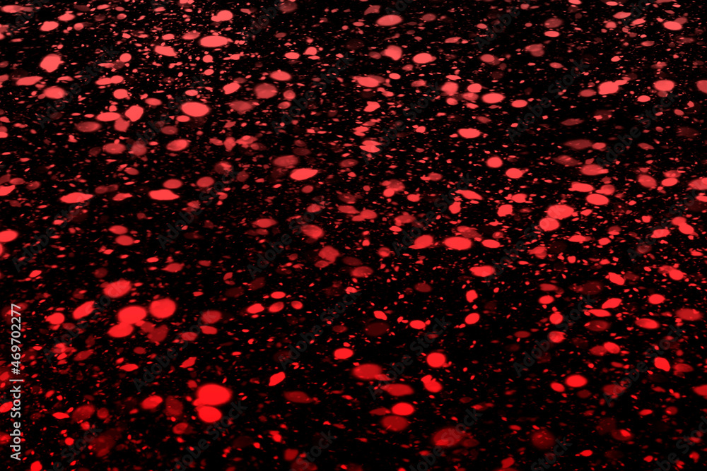 abstract background. Red spots on a black background