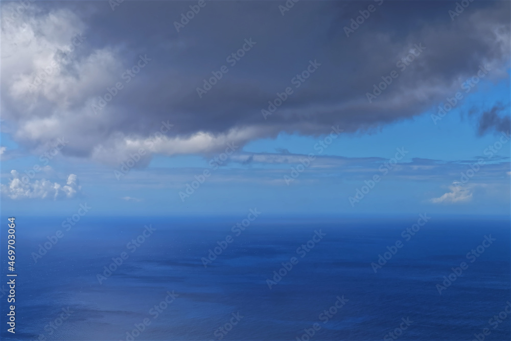 Himmel, Wolken, Meer, Ozean, blau, Wetter