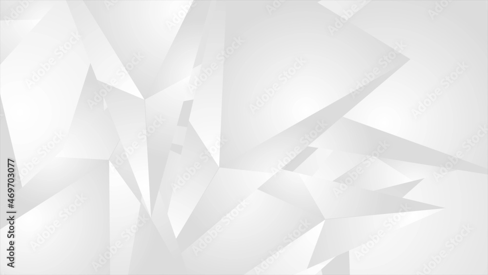 Abstract tech grey low poly background Abstract tech grey low poly background