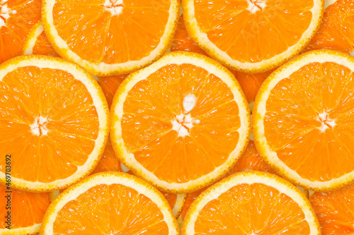 texture of sliced orange slices