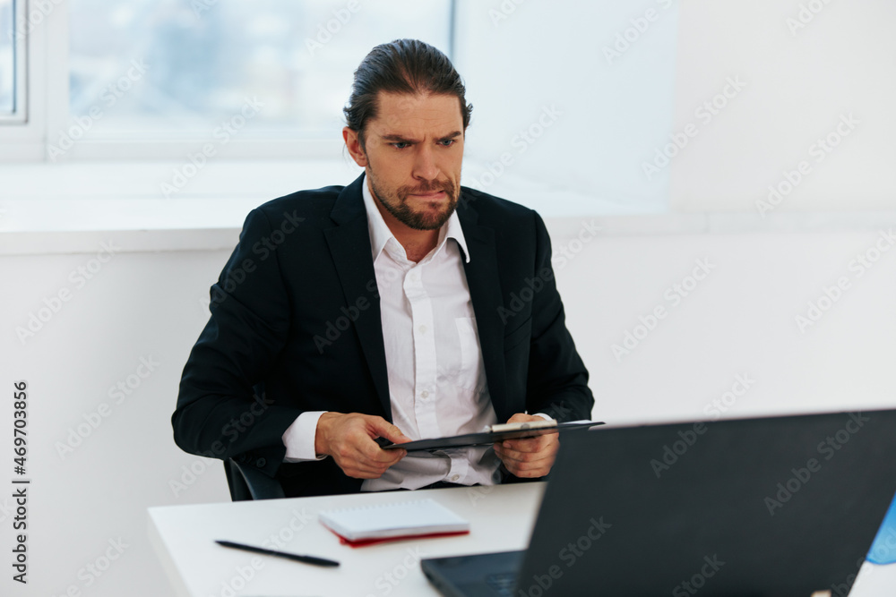 businessmen workflow in the office documents emotions technology businessmen workflow in the office documents emotions technology