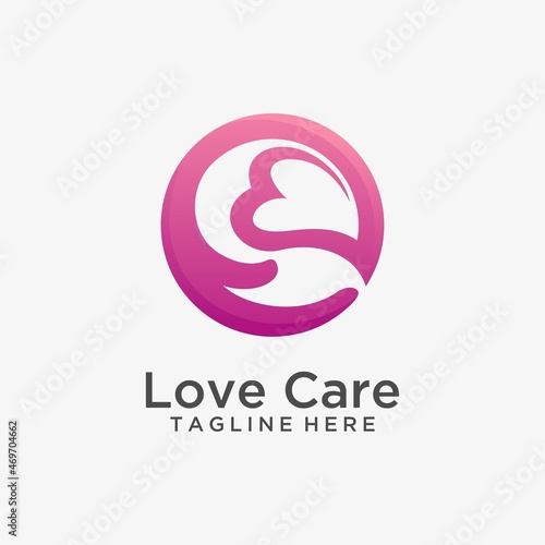 Love care logo design