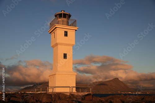  old lighthouse, Akranes, Vesturland, West Iceland, Iceland, Europe photo