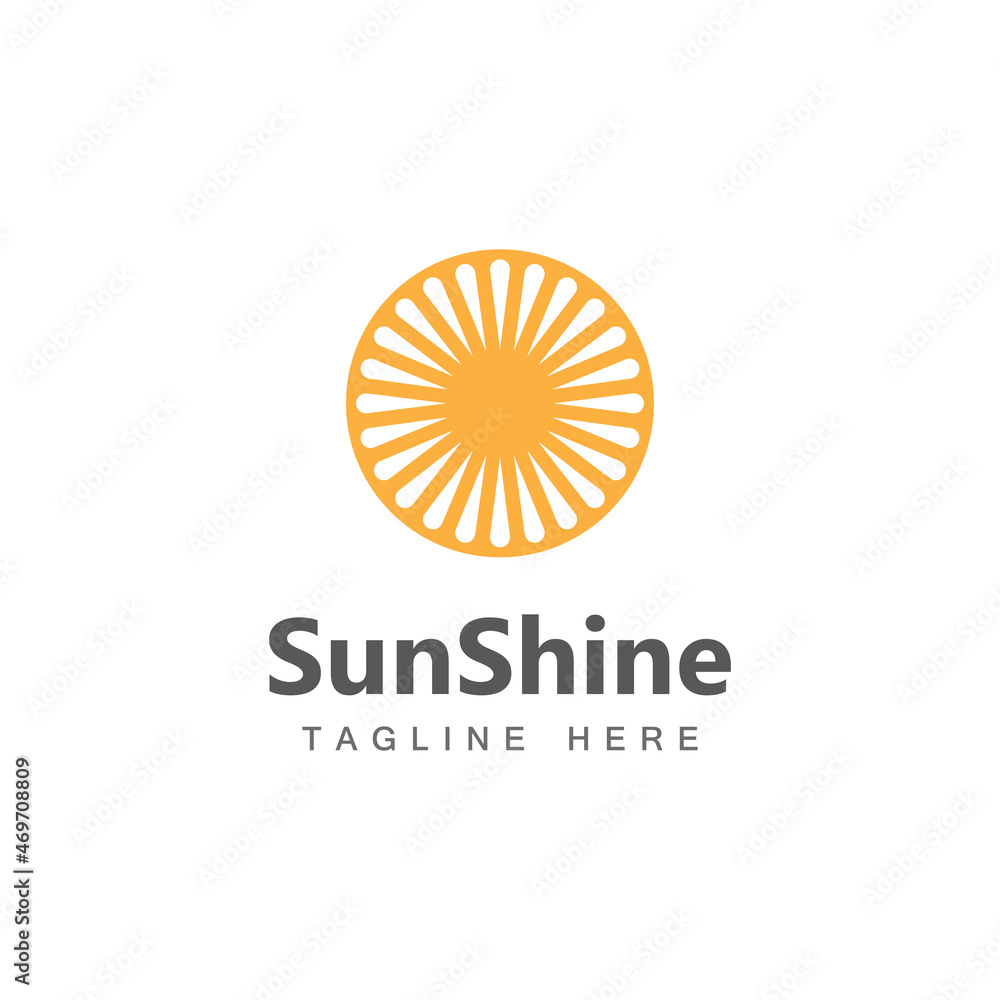 Fototapeta premium Sun Vector illustration Icon