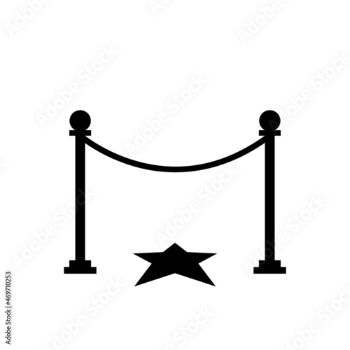 red carpet icon vector sign symbol isolated