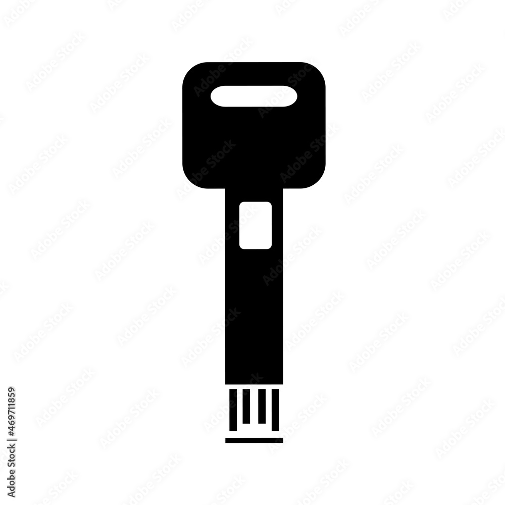 Key shape USB simple icons Vector illustration Key shape USB simple icons Vector illustration
