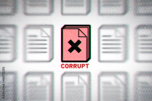 Photos Corrupt document icon