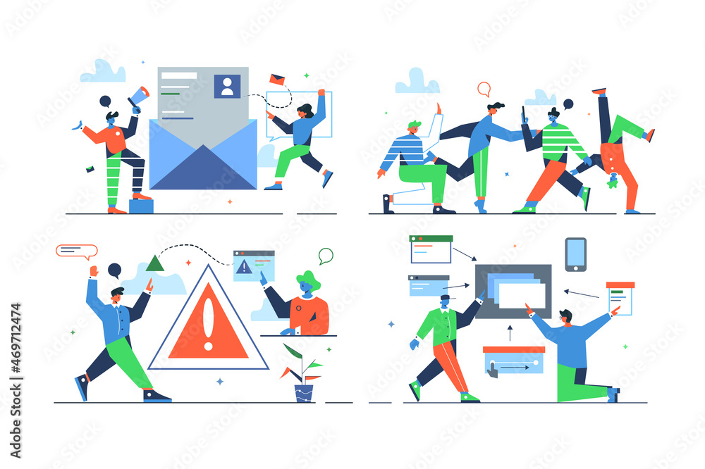 Set of different online processes Set of different online processes