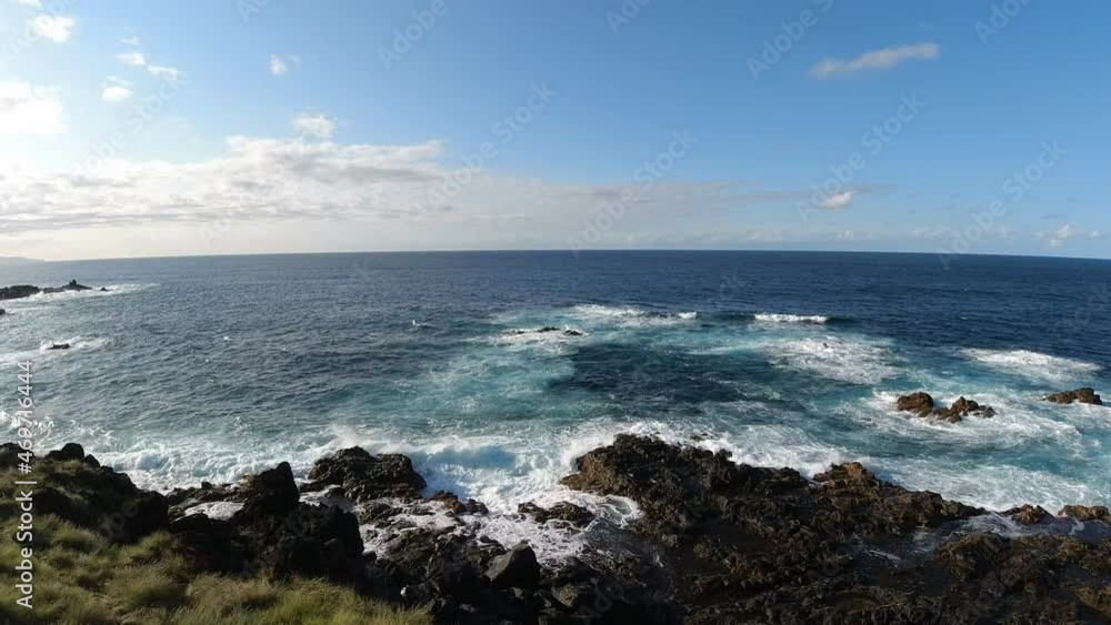 rough wild coast of azores island sao miguel rough wild coast of azores island sao miguel