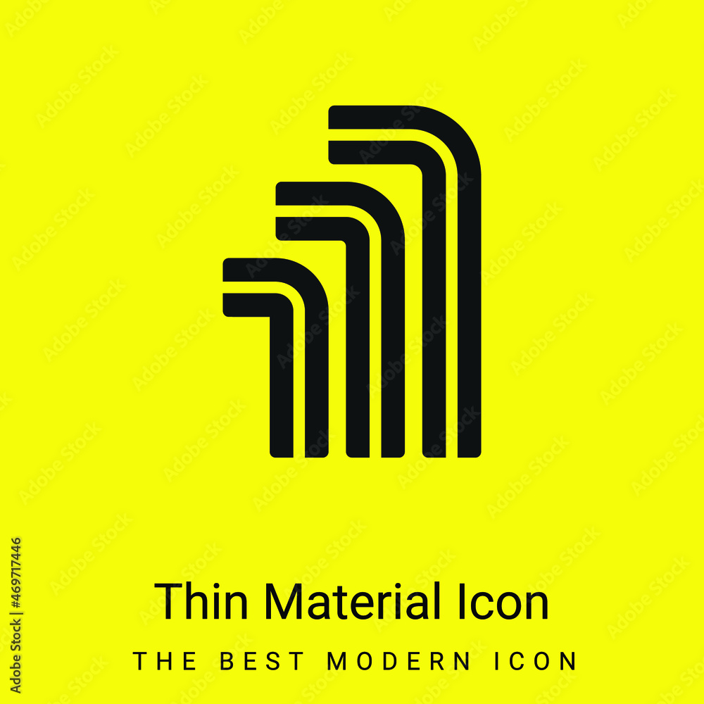 Allen minimal bright yellow material icon Allen minimal bright yellow material icon