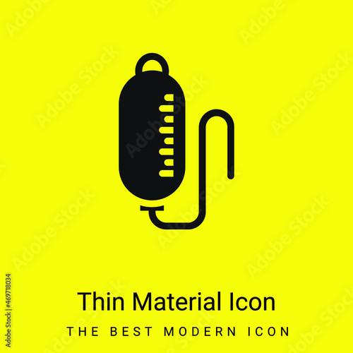 Blood Transfusion minimal bright yellow material icon