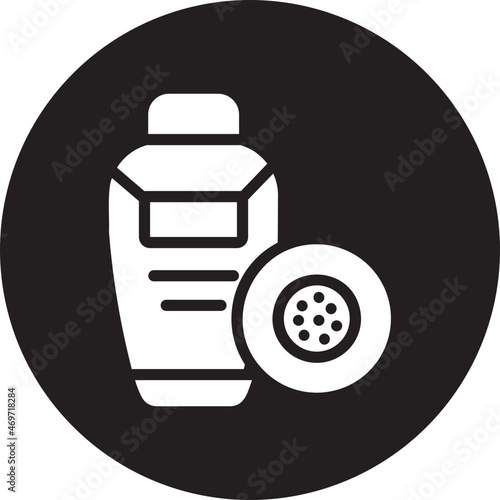 makeup remover glyph icon