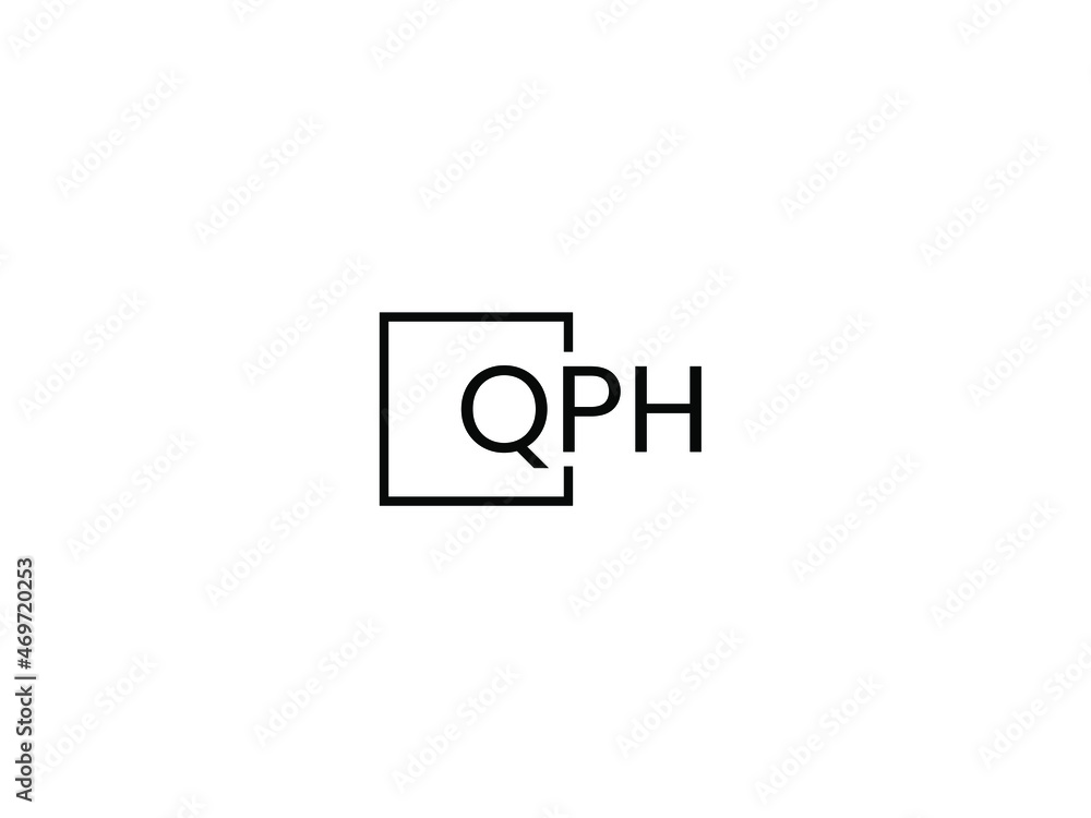 QPH letter initial logo design vector illustration QPH letter initial logo design vector illustration