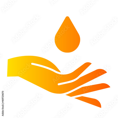 Hand Cream gradient icon