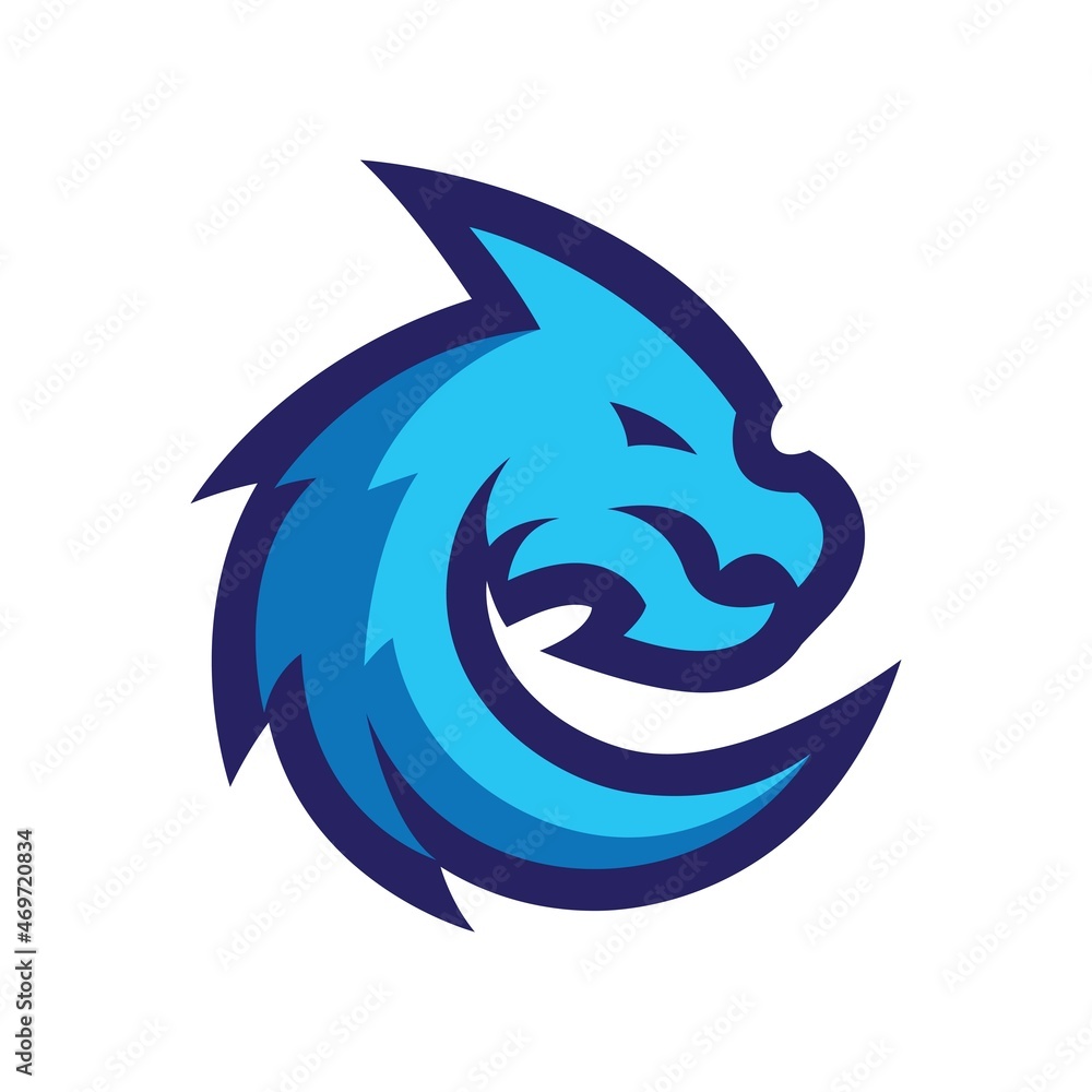 Obraz premium Dragon logo images