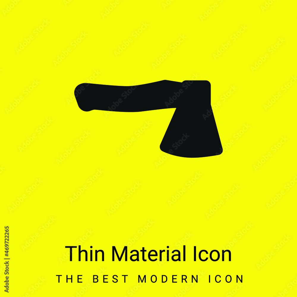 Ax minimal bright yellow material icon Ax minimal bright yellow material icon