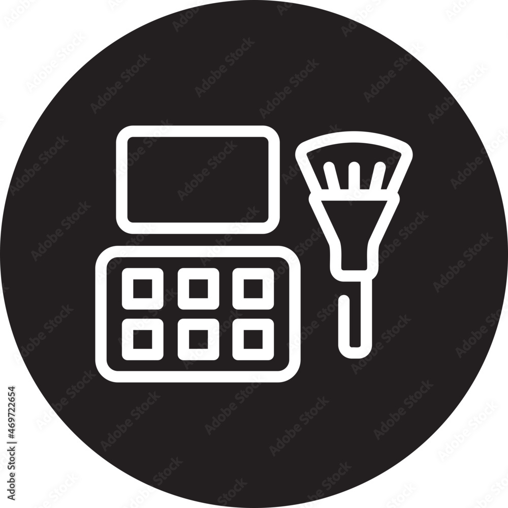 Eye Shadow glyph icon Eye Shadow glyph icon