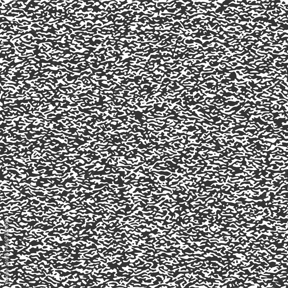 Abstract noise vector seamless pattern. Grain grunge black white repeat flecked texture. No signal TV screen. Marble noise dark background with dots, spots, stains. Textured paper overlay print Abstract noise vector seamless pattern. Grain grunge black white repeat flecked texture. No signal TV screen. Marble noise dark background with dots, spots, stains. Textured paper overlay print
