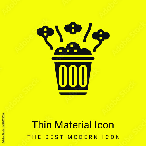 Bad Smell minimal bright yellow material icon