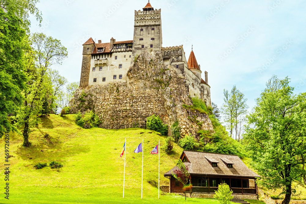 Bran Castle in the Transylvania.