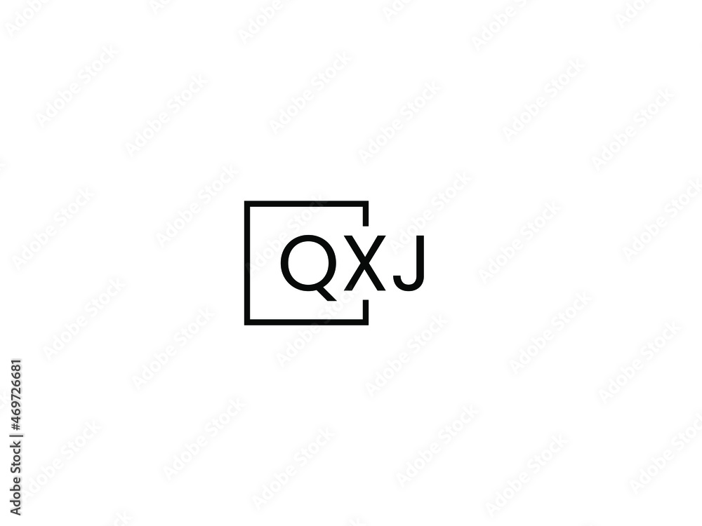 QXJ letter initial logo design vector illustration QXJ letter initial logo design vector illustration