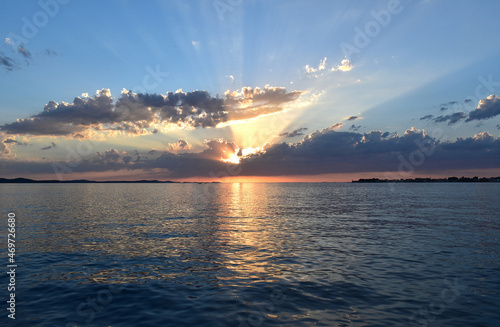 Zachód słońca nad adriatykiem © Mateusz