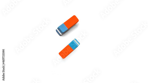 Eraser isolated on a white background