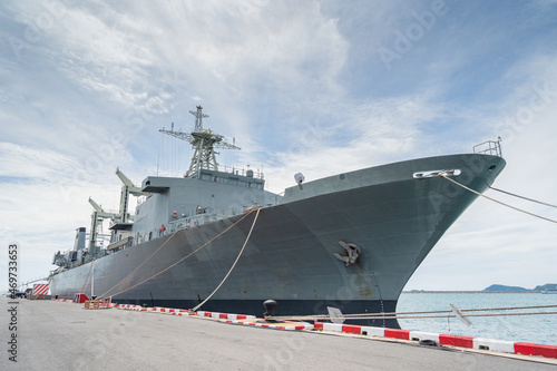 Fotografia Navy Supply Ships Sealift Command Fast Combat Support ship
