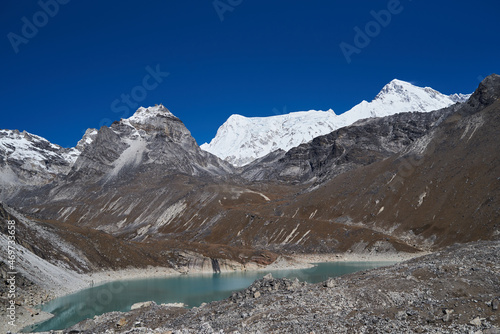 Gokio lakes trail  Khumbu Valley  Nepal