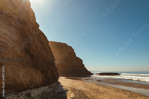 Картината върху платно The Beach at Torrey Pines State Natural Reserve in San Diego California
