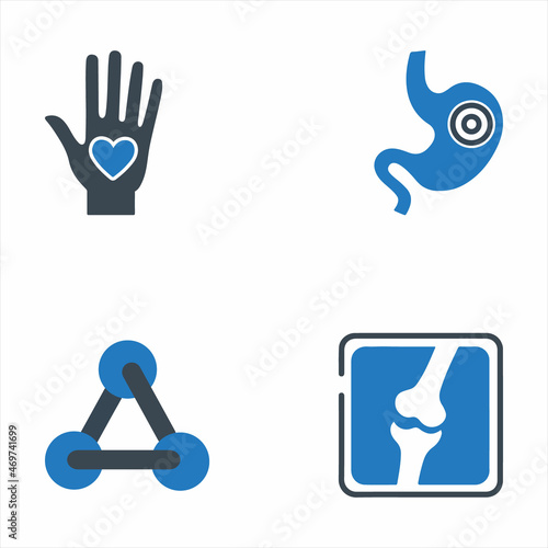 Medical And Treatment Icon Set 10