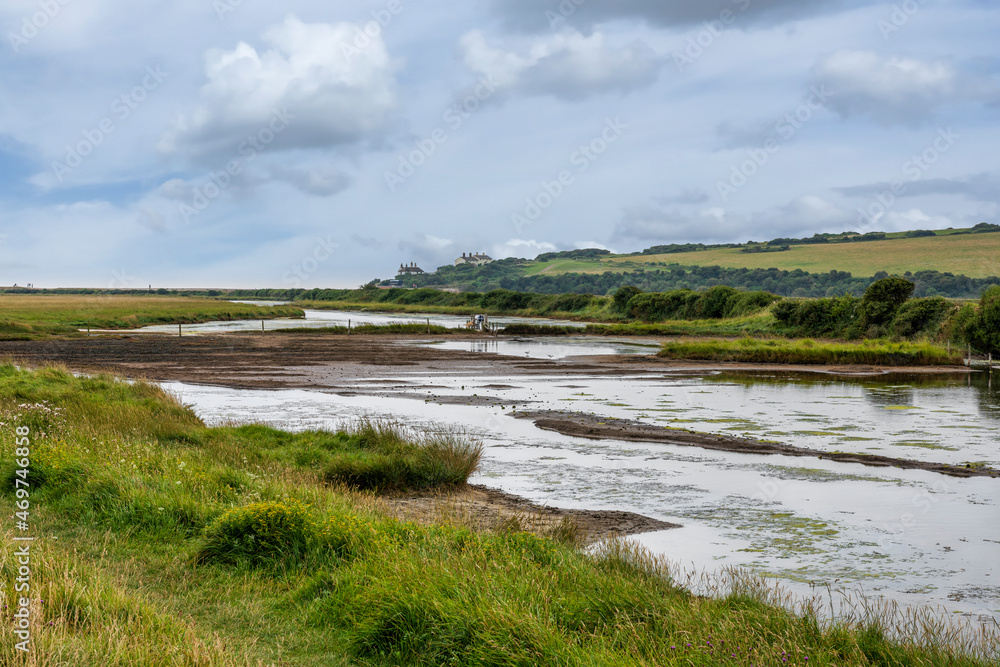 Seven Sisters country park and the Cuckmere river in East Sussex, England