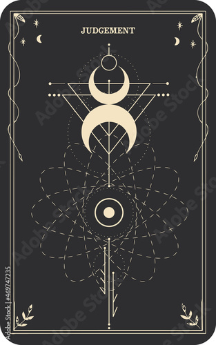 vintage vintage style deck of tarot cards. magical predictions of the future, mysterious characters.