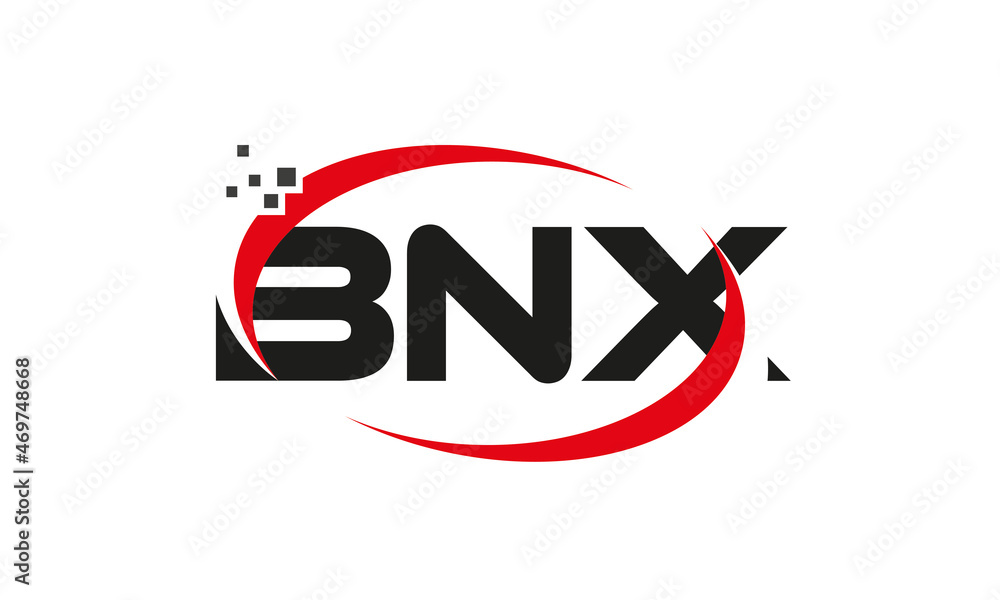 dots or points letter BNX technology logo designs concept vector Template Element dots or points letter BNX technology logo designs concept vector Template Element