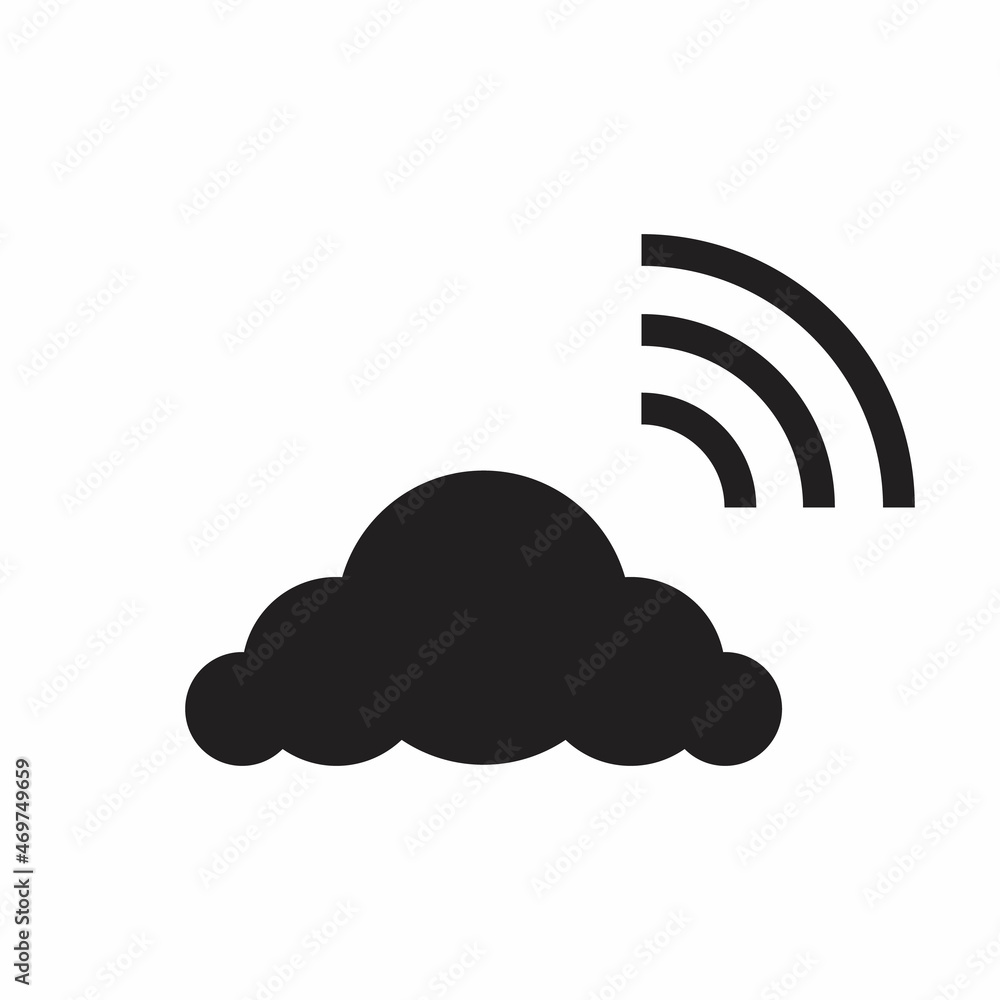 black cloud icon