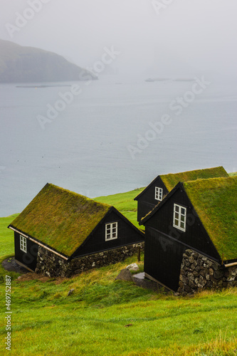 Some old and traditional houses on the Faroe Islands