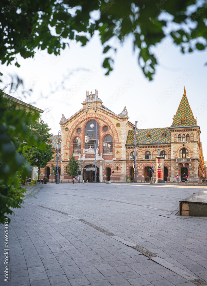 Fototapeta premium Iconic Market Hall of Budapest, Hungary