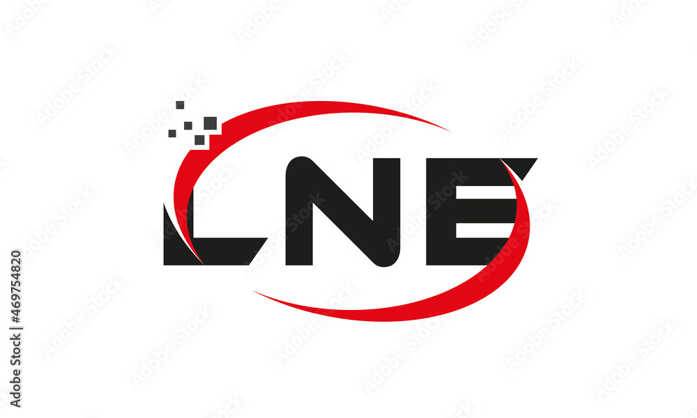 dots or points letter LNE technology logo designs concept vector Template Element dots or points letter LNE technology logo designs concept vector Template Element