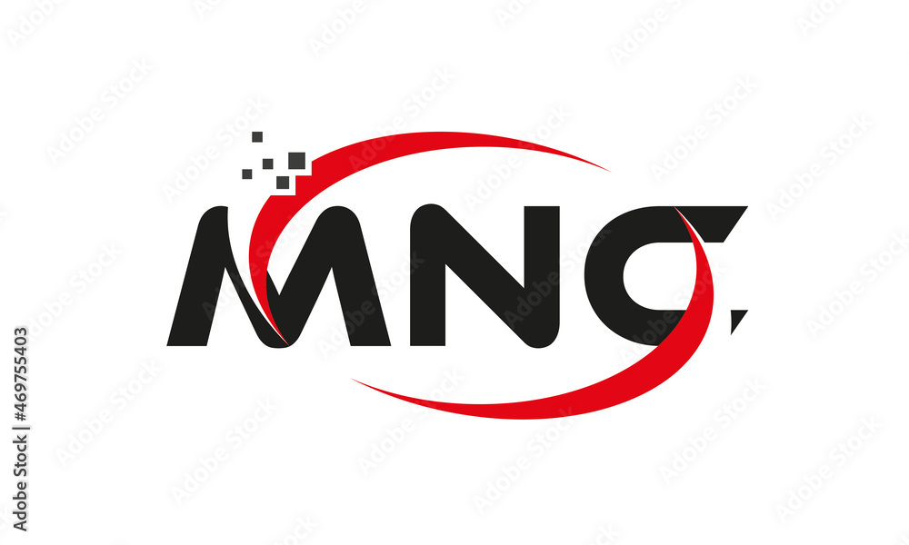 dots or points letter MNC technology logo designs concept vector Template Element dots or points letter MNC technology logo designs concept vector Template Element