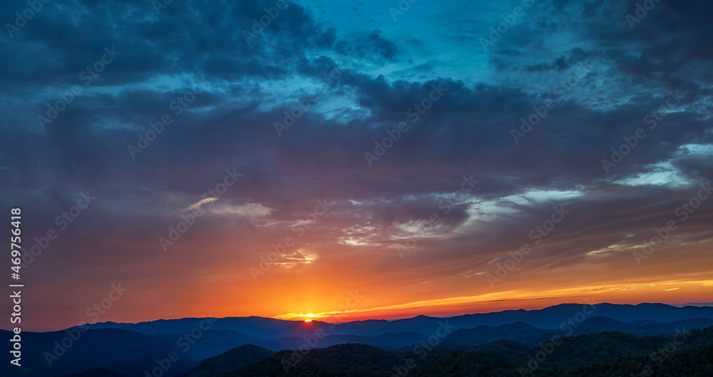 Foothills Parkway Sunset
