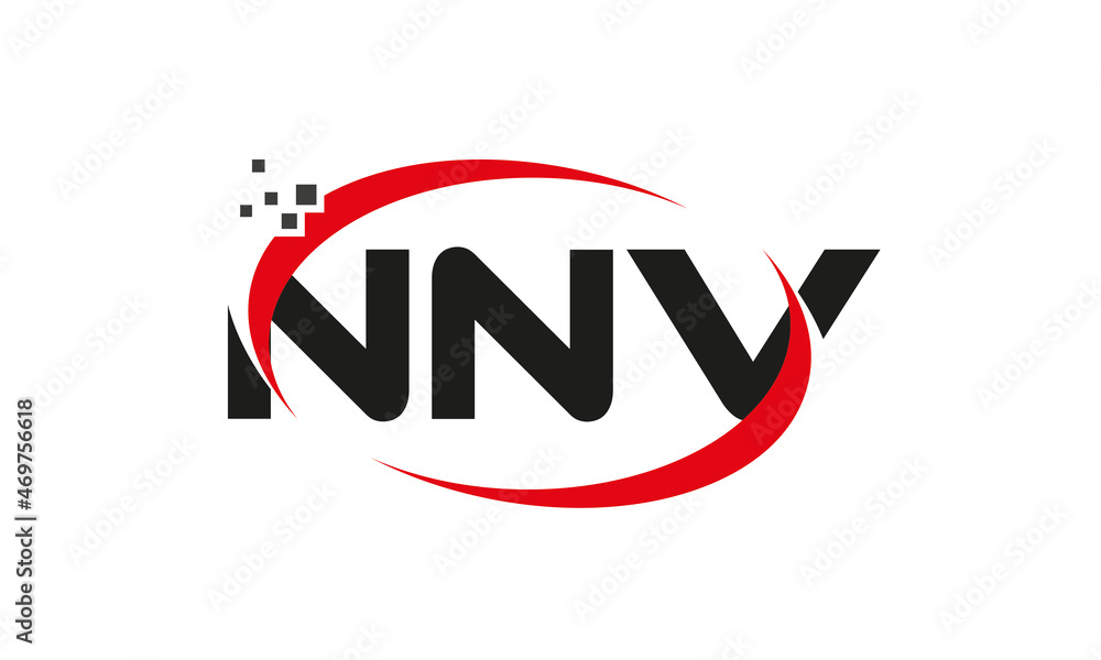 dots or points letter NNV technology logo designs concept vector Template Element dots or points letter NNV technology logo designs concept vector Template Element