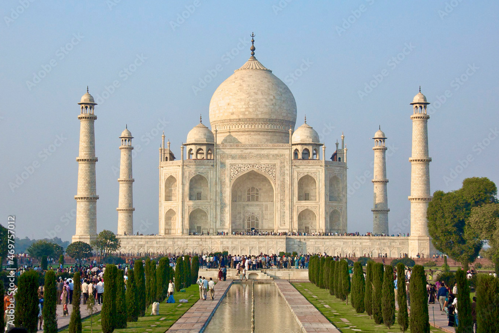 Majestic Taj Mahal in Agra, India