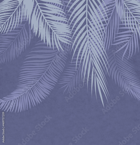 Dekoracja na wymiar  background-with-palm-trees