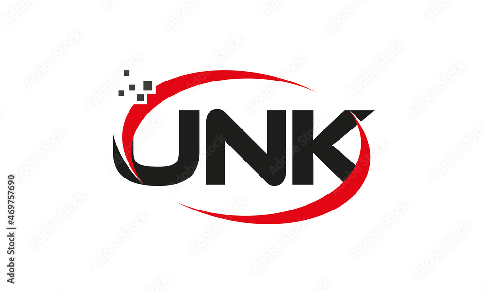 dots or points letter UNK technology logo designs concept vector Template Element dots or points letter UNK technology logo designs concept vector Template Element